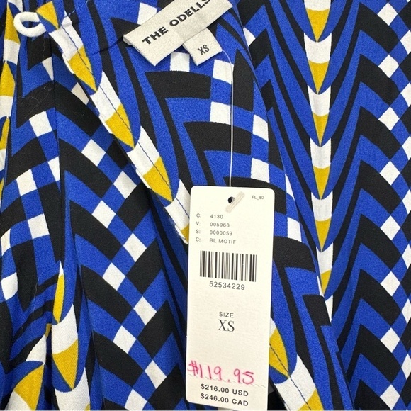 NWT Anthropologie The Odell’s Bell Sleeve Open Back Dress Kigali - Picture 9 of 12